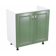 Masca pentru chiuveta cu 2 usi Zebra, Alba/MDF Verde, fara blat, 80 x 82 x 50 cm Masca pentru chiuveta cu 2 usi Zebra, Alba/MDF Verde, fara blat, 80 x 82 x 50 cm